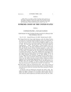 United States v. Navajo Nation