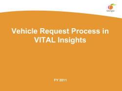 Exhibit 6 &ndash; ARI Insights Vehicle Request How