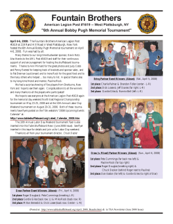 Fountain Brothers - Table Shuffleboard Association