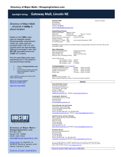 Gateway Mall, Lincoln NE