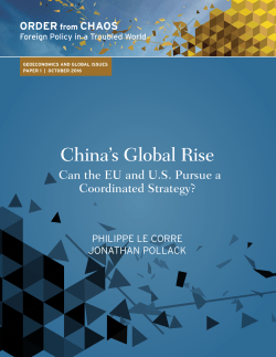 China`s Global Rise - Brookings Institution