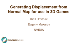Generating Displacement from Normal Map for use in 3D
