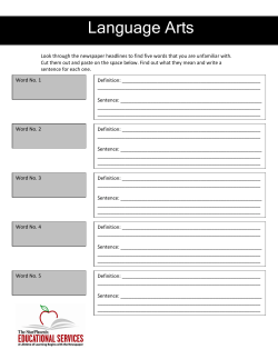 Language Arts - Star Phoenix