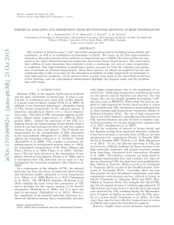 Empirical line lists and absorption cross sections for methane at high
