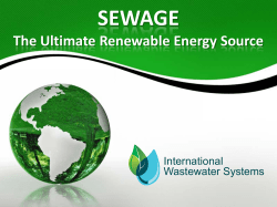 Sharc Sewage Heat Recovery Systems