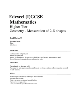 Edexcel (I)GCSE Mathematics