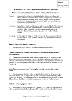 Agenda Paper for Chief Executives