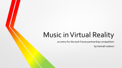 Hannah`s VR app - The Tech Partnership