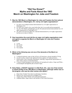 Did You Know - Civil Rights Teaching