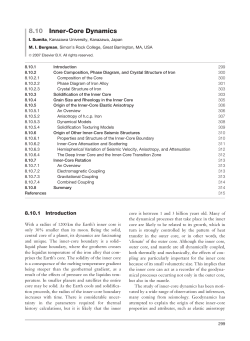 8.10 Inner-Core Dynamics