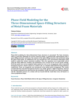 Phase-Field Modeling for the Three-Dimensional Space