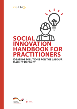 SoCIal InnovatIon handbook for praCtItIonerS