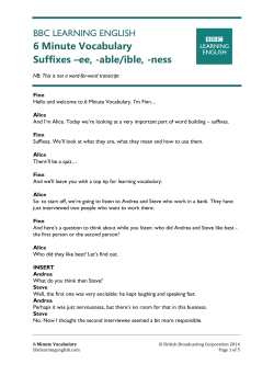 6 Minute English