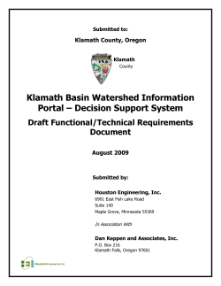 Functional Requirements Document