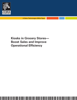 Kiosks in Grocery Stores