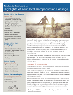 Highlights of Your Total Compensation Package