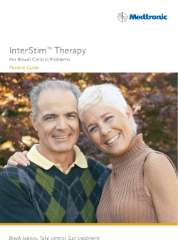InterStim&trade; Therapy - UT Medical Center