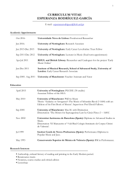 cv - cesem - Universidade NOVA de Lisboa