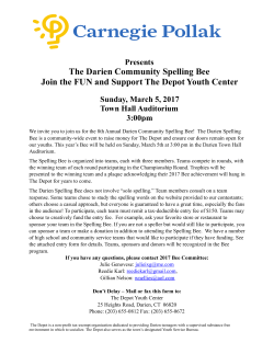 Spelling Bee 2017entry form