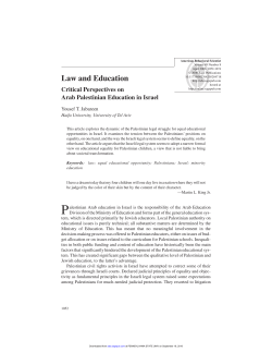 Law and Education