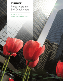 Porous Ceramic Soil Conditioners - Profile Products / Document