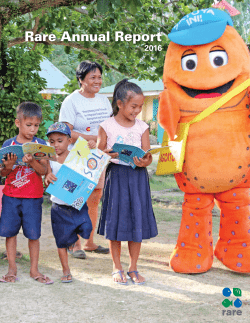 Rare Annual Report 2016