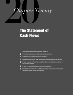 Statement of Cash Flows