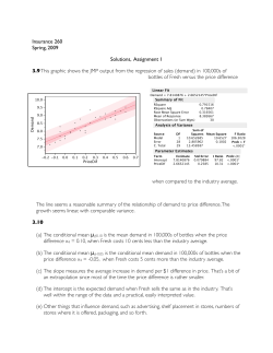 Solutions - Wharton Statistics