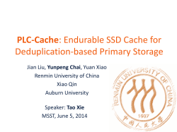 PLC-Cache - MSST Conference
