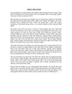 ABOUT THE COVER - West End House Camp