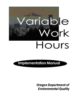 Variable Work Hours