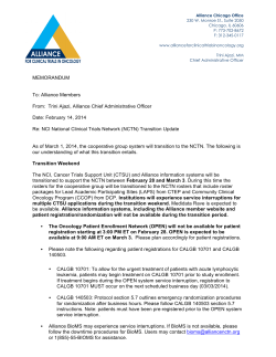 Here`s what Alliance members need to know about the