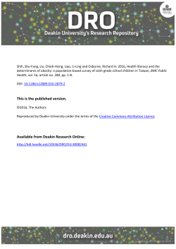 This is the published version. Available from Deakin