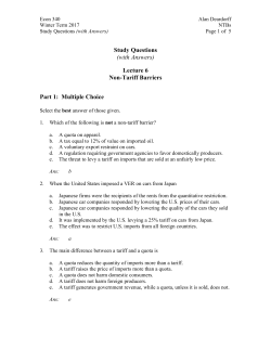 Study Questions (with Answers) Lecture 6 Non