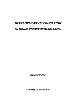 Bangladesh - International Bureau of Education
