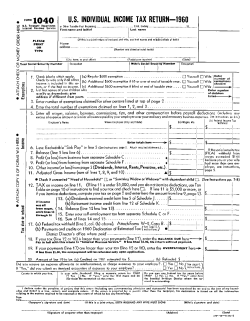 1960 - Tax History Project