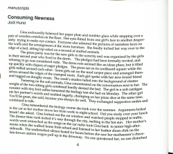 Consuming Newness - Digital Commons @ Butler University