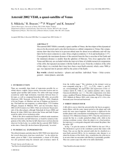 Asteroid 2002 VE68, a quasi-satellite of Venus