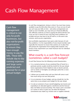 Cash Flow Management