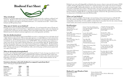 Biodiesel Fact Sheet