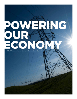 Powering Our Economy - Alberta Energy