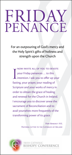 Friday Penance - Merrion Road Church Dublin D4