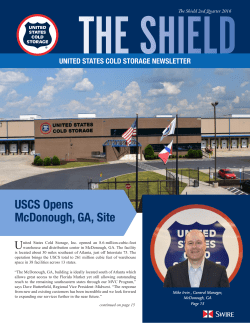 USCS Opens McDonough, GA, Site