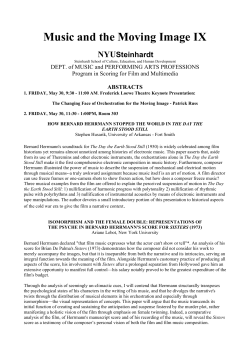 Music and the Moving Image IX NYUSteinhardt