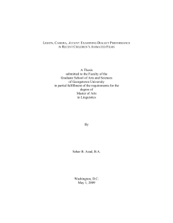 Lights, Camera, Accent: Examining Dialect Performance in Recent