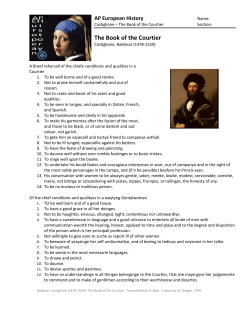 The Book of the Courtier