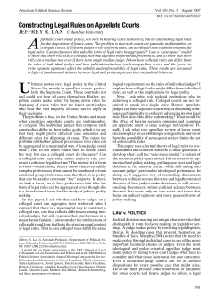 Constructing Legal Rules on Appellate Courts