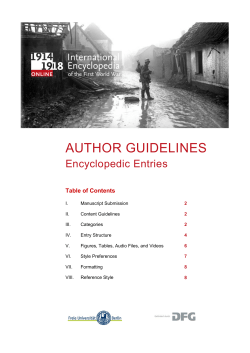 author guidelines - 1914