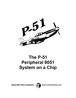P-51 Manual - Cybernetic Micro Systems