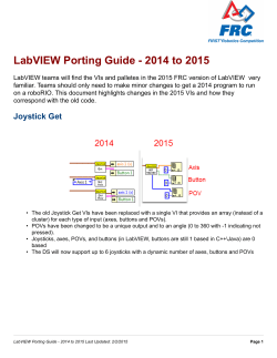 LabVIEW Porting Guide - 2014 to 2015